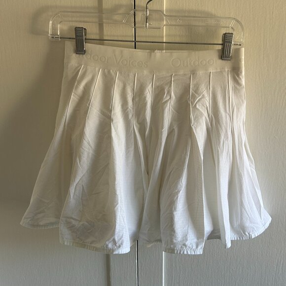 Outdoor Voices White Pleated Tennis Skirt (Sz S) - Picture 1 of 5